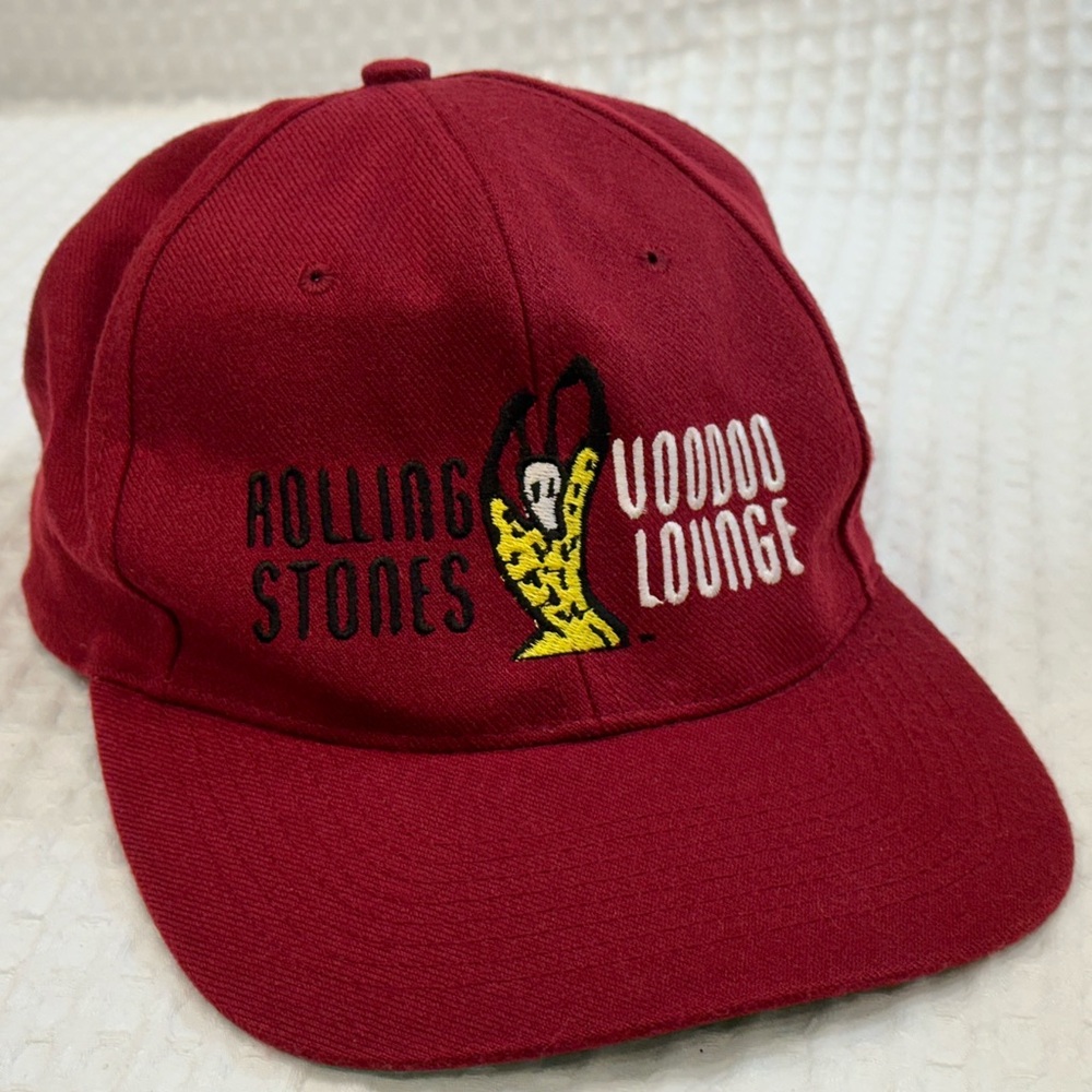 Rolling Stones Voodoo Lounge 1995 Tour Snapback Baseball Hat/Cap~Excellent Cond!